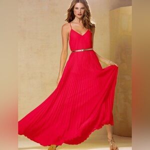 Victoria's Secret Pink Pleated Maxi Sundress